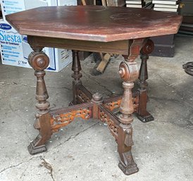 Antique Neoclassical Octagonal Table