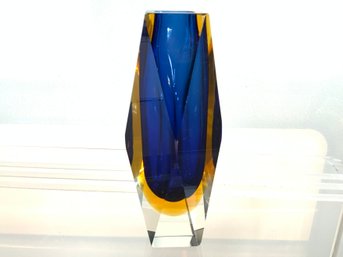 Chic Art Glass Vase