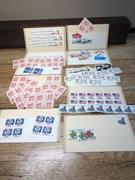 Array Of Stamps Over $21.00 Face Value Lot D