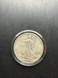 1942 Walking Liberty Silver Half Dollar