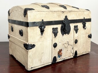 A Vintage Child's Traveling Trunk