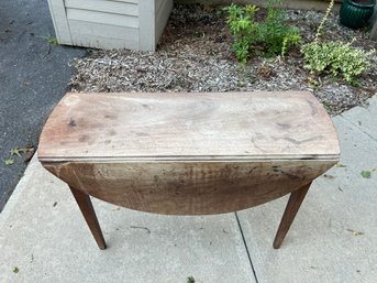 Antique Mahogany Drop Leaf Table, 19th Century Piece