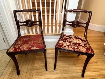 Pair Of Regency Style Chairs
