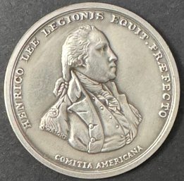 Henry Lee Comita Americana Pewter Replica Medal