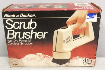 New Black & Decker Scrub Brusher  Seal In Box