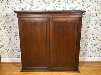 Antique Hutch Top Cabinet