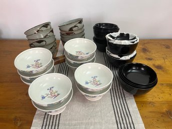 Mikasa Bowls, Ceramic & Plastic Chinese Bowls