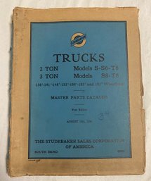 1934 Studebaker Truck Parts Catalog