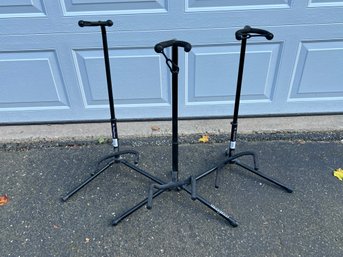 Lot Of 3 Guitar Stands