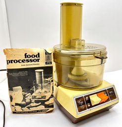 Vintage GE General Electric Food Processor