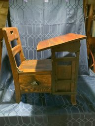 Antique Child's School Desk