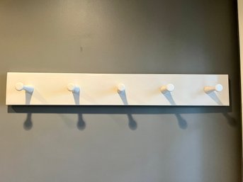 A 5 Peg Wall Mounted Coat Rack