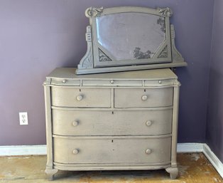 Weekend Project: An Antique Dresser & Mirror