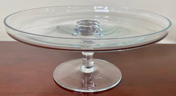 Glass Pedestal Cake Plate