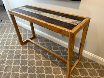 Rustic Wood Console