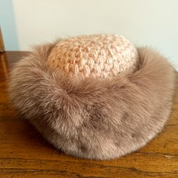 Vintage Vincent And Bill New York Fur Trim Hat