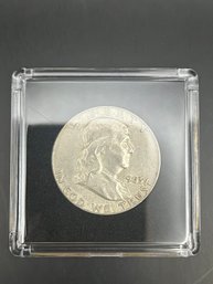 Beautiful 1963-D Benjamin Franklin Silver Half Dollar