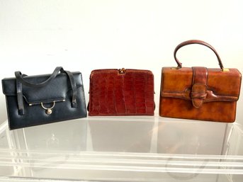 Three Stylish Vintage Handbags