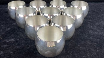 Silverplate Punch Cups