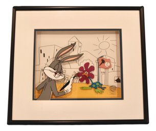 Duck Amuck Limited Edition Dimensional Warner Bros Sericel  Framed Animation Art