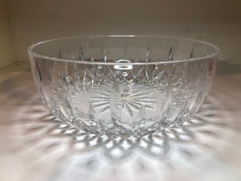 Incredible Large Size WATERFORD CRYSTAL 10' Salad / Fruit Bowl - LISMORE Patten - NO Damage - Very Nice Bowl