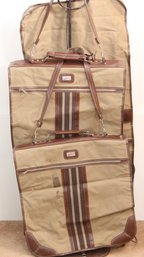 3 VINTAGE SKYWAY GARMENT SUITCASES