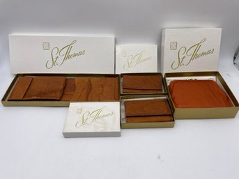 Vintage St. Thomas Collection Of Wallets And More.
