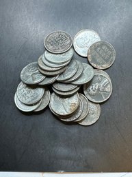 25 Steel Pennies