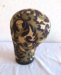 Womens Hat Wig Stand Paisley