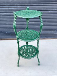 Vintage Victorian Cast Iron Plant Stand