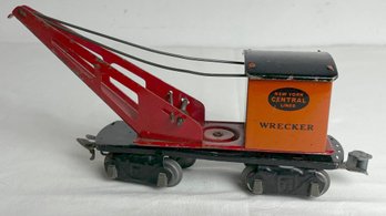 Marx New York Central Wrecker Crane Car