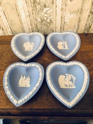 Vintage Wedgwood Jasperware Blue Heart Dish