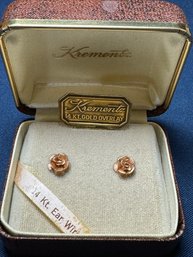 Krementz Gold Filled Earrings