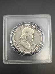 Beautiful 1951 Benjamin Franklin Silver Half Dollar