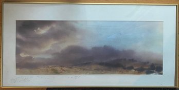 Framed Watercolor Signed N. Evans