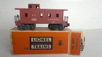 Vintage Lionel #6257 Sp Red Caboose With  Original Box