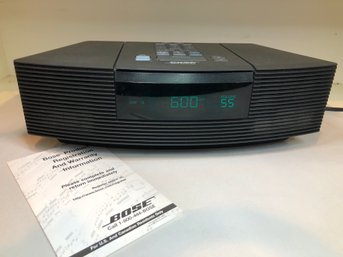 Awesome Like New BOSE Wave Radio With CD - With Original Box And Booklet - Tested - Works 100 Percent - WOW !