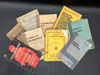 An Assortment Of Vintage Play Books