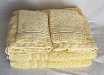 Set Of Yellow Towels