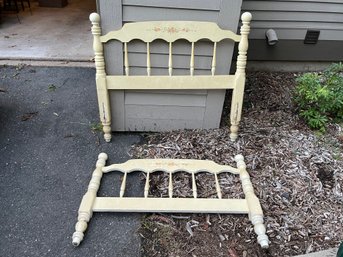 White Headboard And Footboard