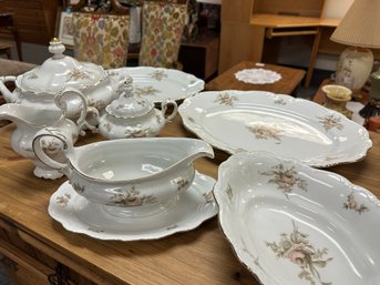 Amazing 7 Pc. Serving Pcs. Haviland China