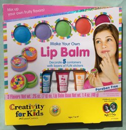 Make Your Own Lip Balm Kit By Creativity For Kids - New Old Stock