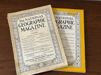 1914 And 1937  National Geographic Magazines