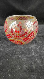 Stained Glass Candle Votive