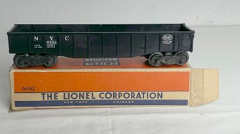 Lionel No. 6462 Gondola Car Railroad Train New York Central NYC 6462 With Original Box