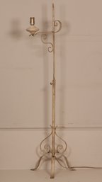 WROUGHT IRON ADJUSTABLE BRIDGE FLOOR LAMP  C