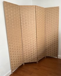 Folding Portable Lightweight Room Divider Screen With 4 Panels
