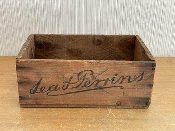 Vintage Lea And Perrins Steak Sauce Crate Rare