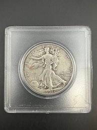 Beautiful 1937 Walking Liberty Silver Half Dollar