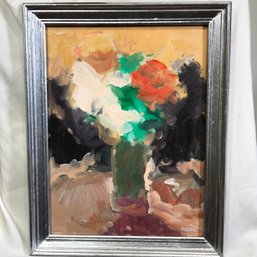 Original James Pascucci Oil On Board - Painting Abstract Flowers - SKU: 6-2012